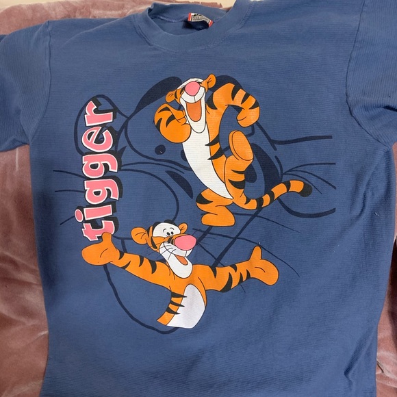 ❇️VINTAGE ❇️ Disney TIGGER T-shirt L-XL 🧡💛. Disney - Picture 1 of 8